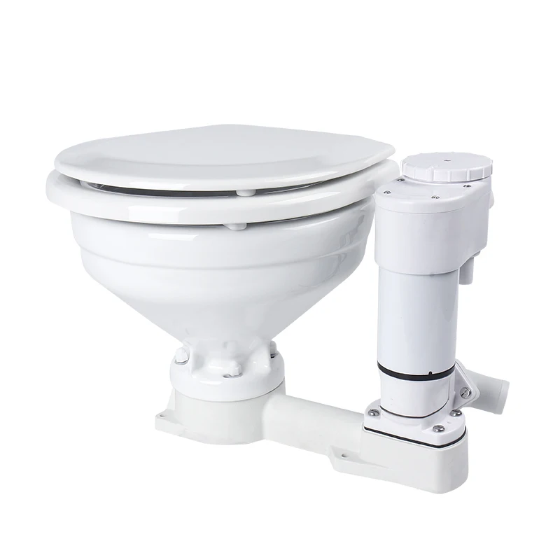 SEAFLO Compact Electric Marine Toilet 12 Volt Electric Pump Motta 37010-0090