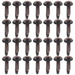 50Pcs DIY Metal Durable Bronze Metal Brads Office Brads For Scrapbooking Crafts Making Stamping Mini Brads Metal Fasteners