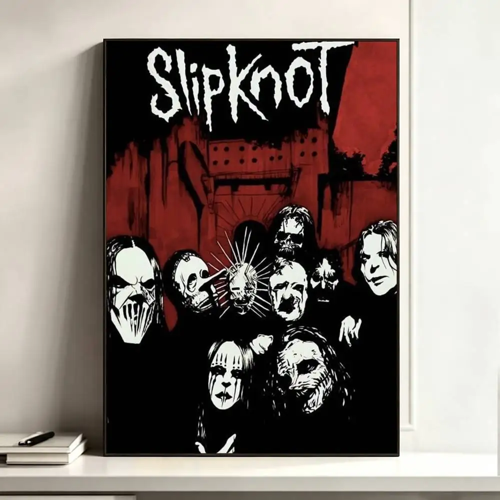 Band S-Slipknot Poster Dorm Living Room Aesthetic Wall Decoration Painting Stickers Gift