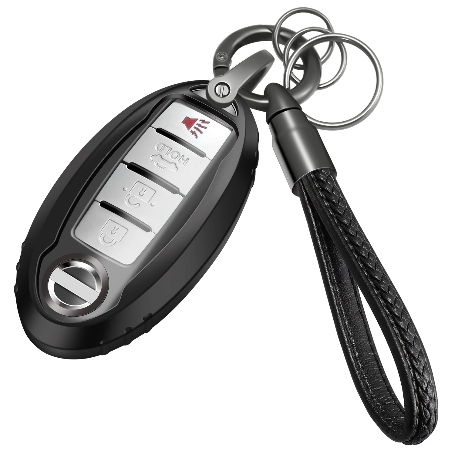 Protective Key Fob Cover Fits for Nissan Sentra Sunny Almera Altima Teana Rogue X-Trail Patrol Armada Qashqai Navara Frontier
