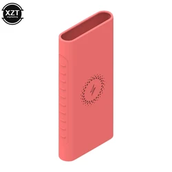 Protective Case Silicone Cover for Xiaomi Powerbank 10000mAh PLM11ZM PLM13ZM Wireless Powerbank WPB15PDZM WPB100 WPB15ZM Sleeve