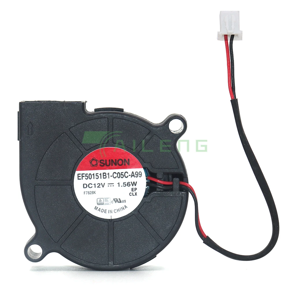 EF50151B1-C05C-A99 DC12V 1.56W 50*50*15MM 2LInes for 3D Printer Blower cooling fan