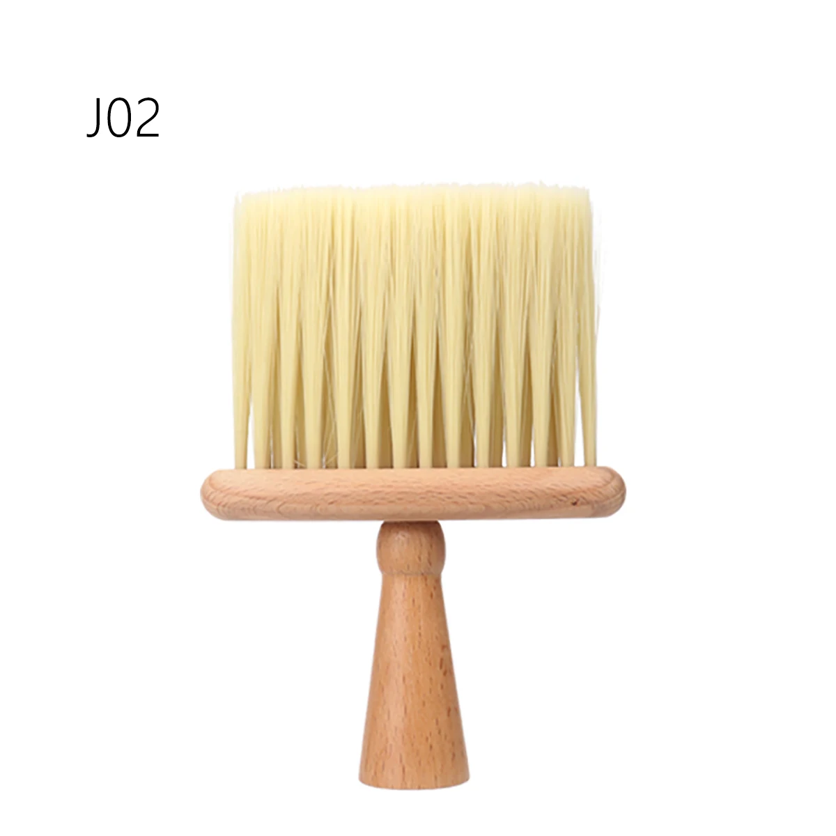 Holz-Nackenstaubbürste mit Weichen Borsten, Geeignet für Haarschnitt und Gesichtsreinigung für Haaraccessoires – Detail 6