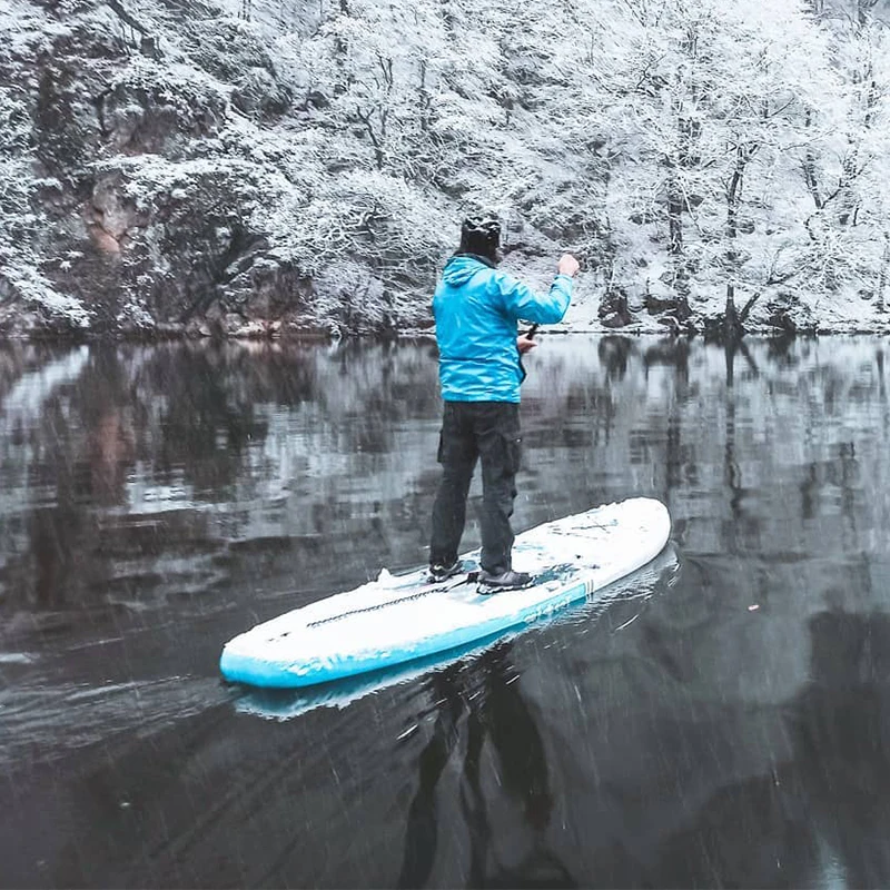 Factory Price Wholesale Double Layers Winter Sport Ski Supplies Snow Sup Stand up Paddle Boarding in the Snow