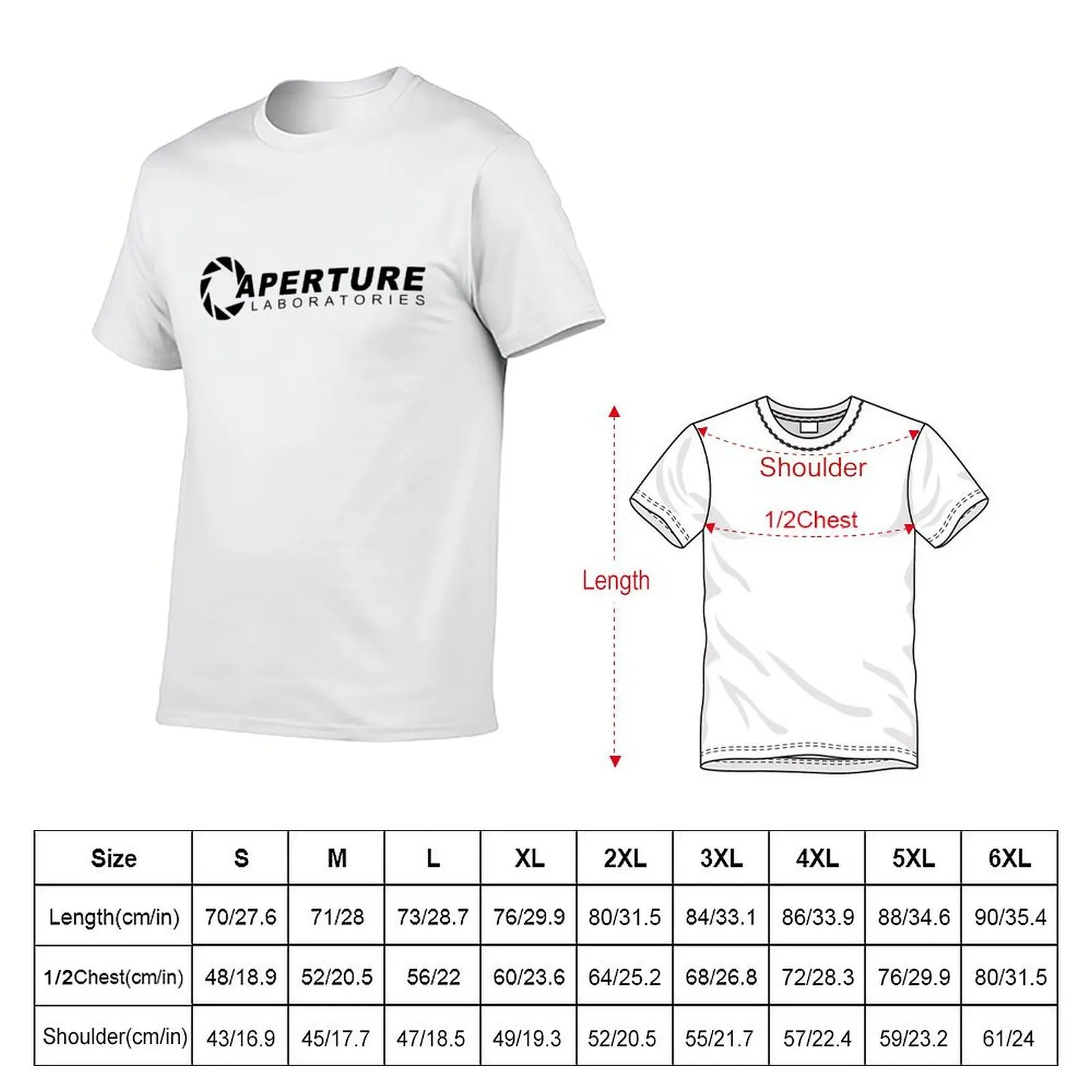 Aperture Laboratories T-Shirt Independence Day Short Sleeve T-Shirt