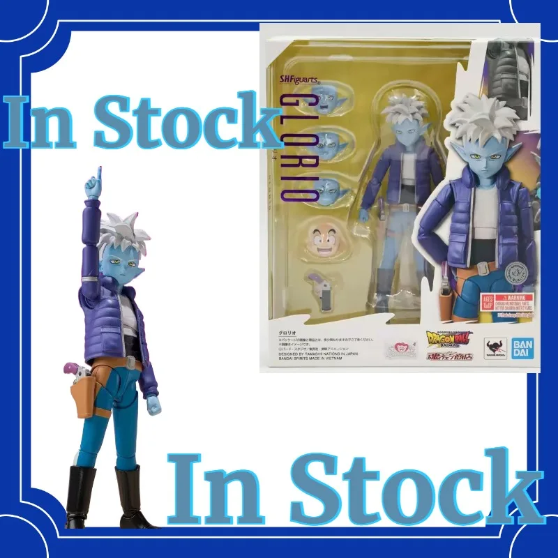 

В наличии: Фигурки BANDAI S.H.Figuarts Dragon Ball Glorio, модели игрушек, аниме-персонажи, украшения для рабочего стола, коллекционные фигурки.