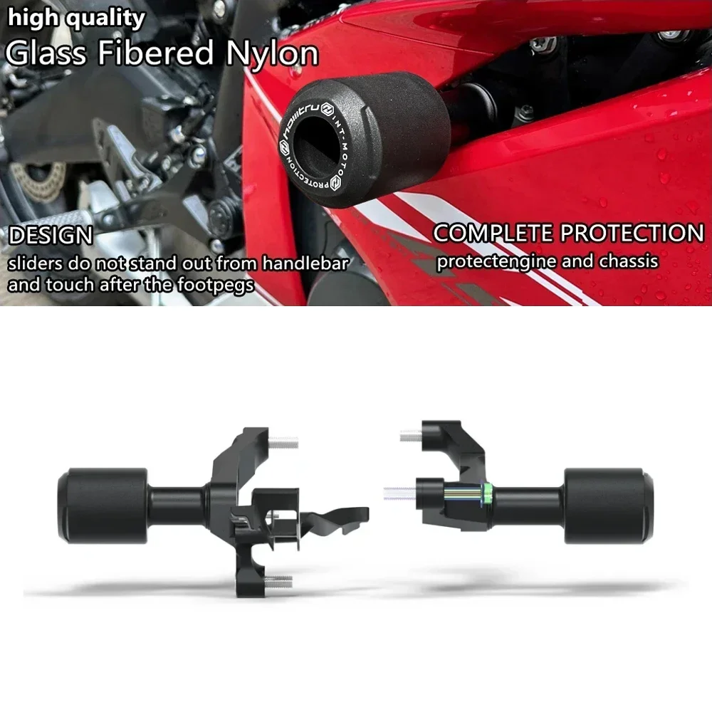 

Motorcycle Frame Sliders Crash Protectors for Aprilia Tuono 660 / Tuono 660 Factory (2021-2025)