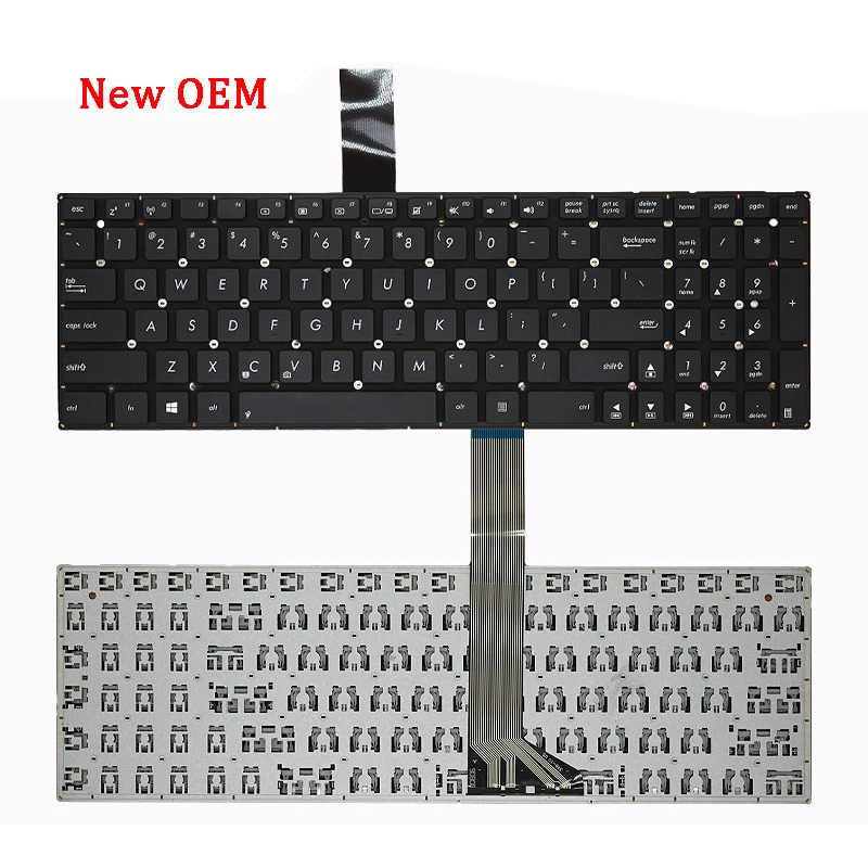 NEW Genuine Rreplacement Laptop Keyboard Compatible for ASUS K56 K56C K56CM A56 A56C S56C S56 R505C S550C