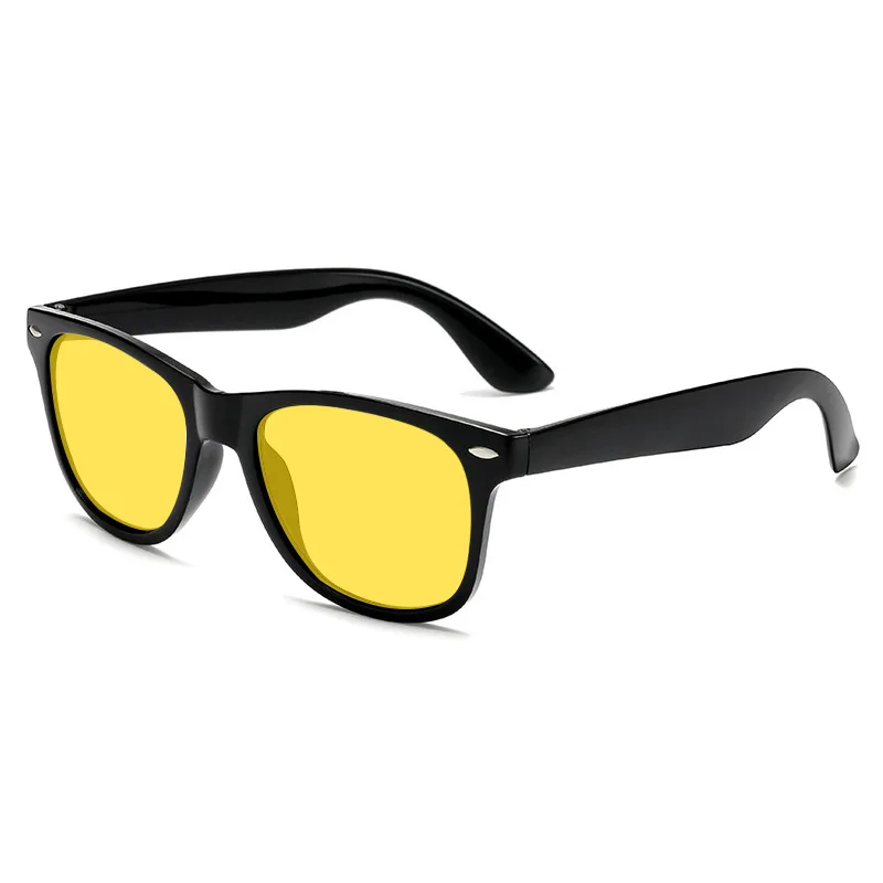 Shonemes Square Glasses Classic Men Women Night Vision Eyeglasses Anti Blue Light Eyewear Yellow Orange Red for Male Female