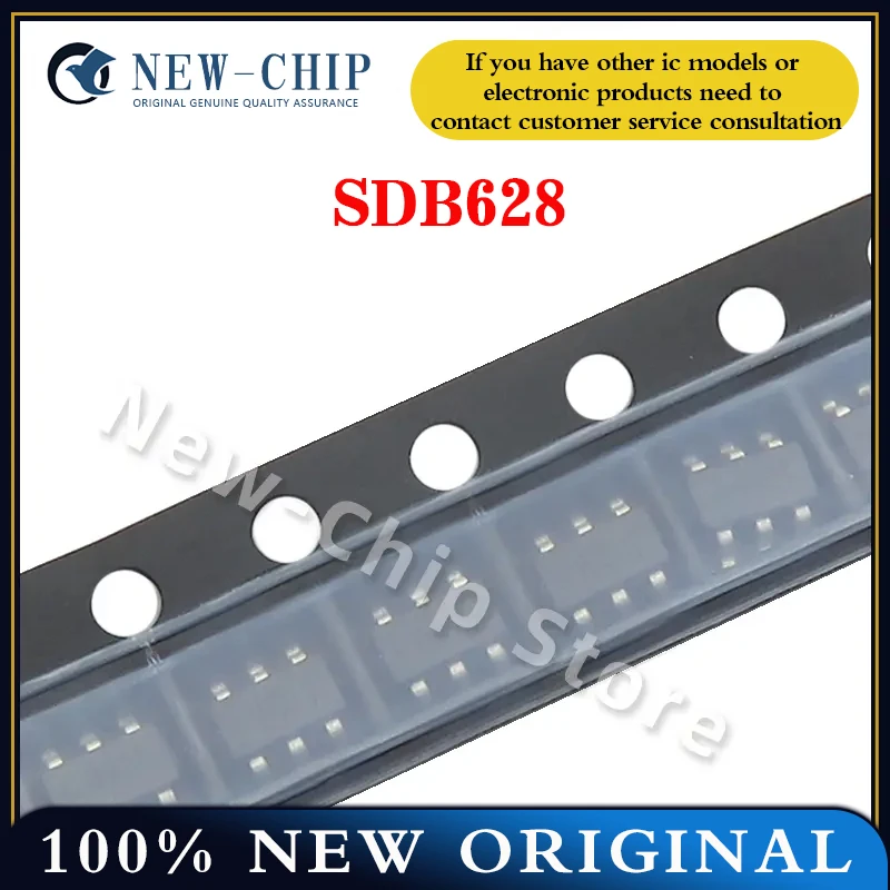 

10PCS-200PCS/LOT SDB628 B628 SOT23-6 1.2MHz 2A 28V NEW ORIGINAL