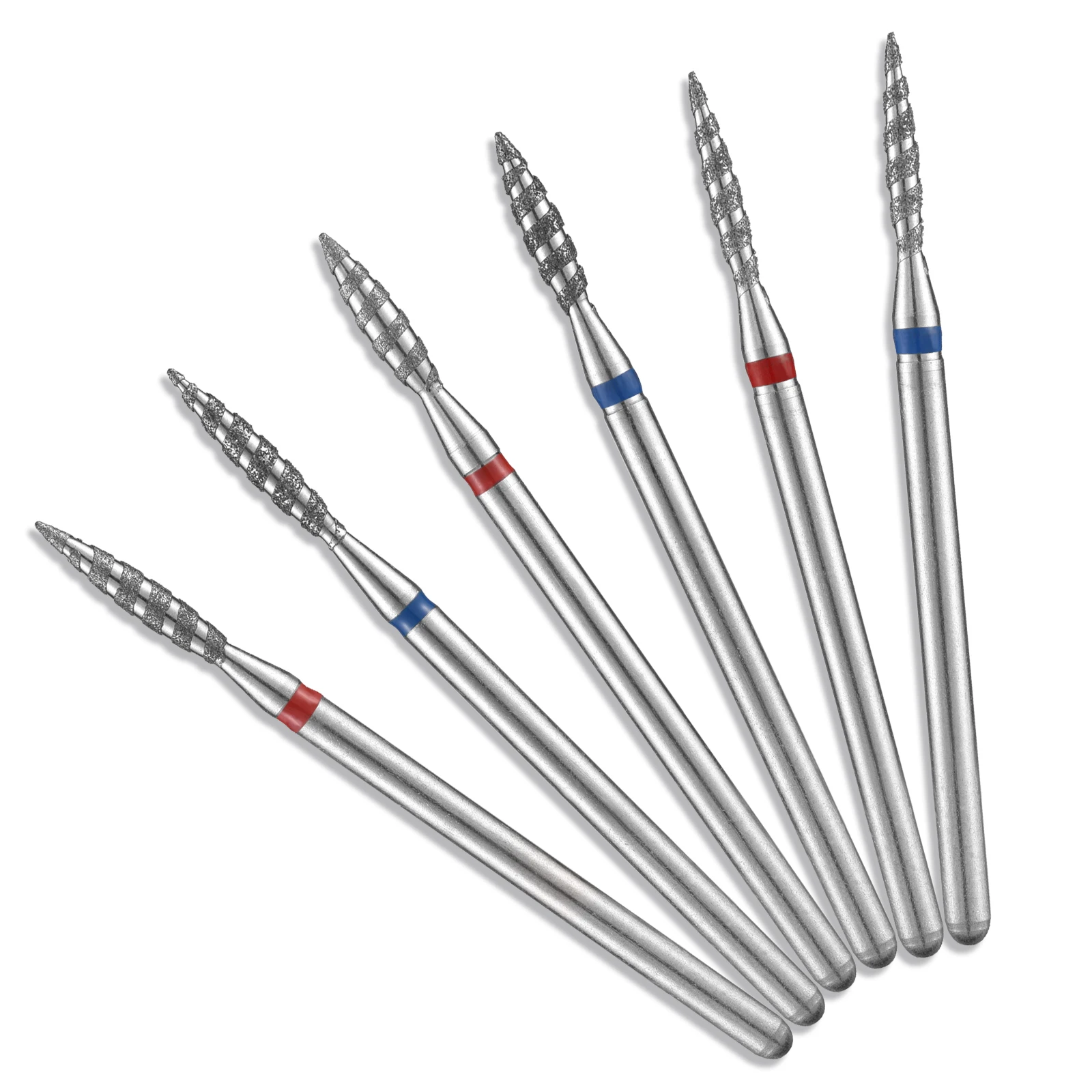 10 Uds. Brocas de diamante para uñas, fresa de pulido profesional de 1,5mm, accesorios de manicura, broca para cutículas para taladro de uñas