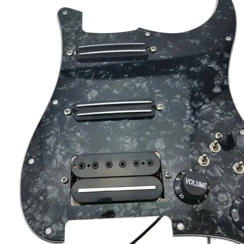 

Rare ST Double capacitor Guitar Pickups SSH Humbucker Pickups Pickguard Wiring Suitable for Str Guitar 20 style combinations