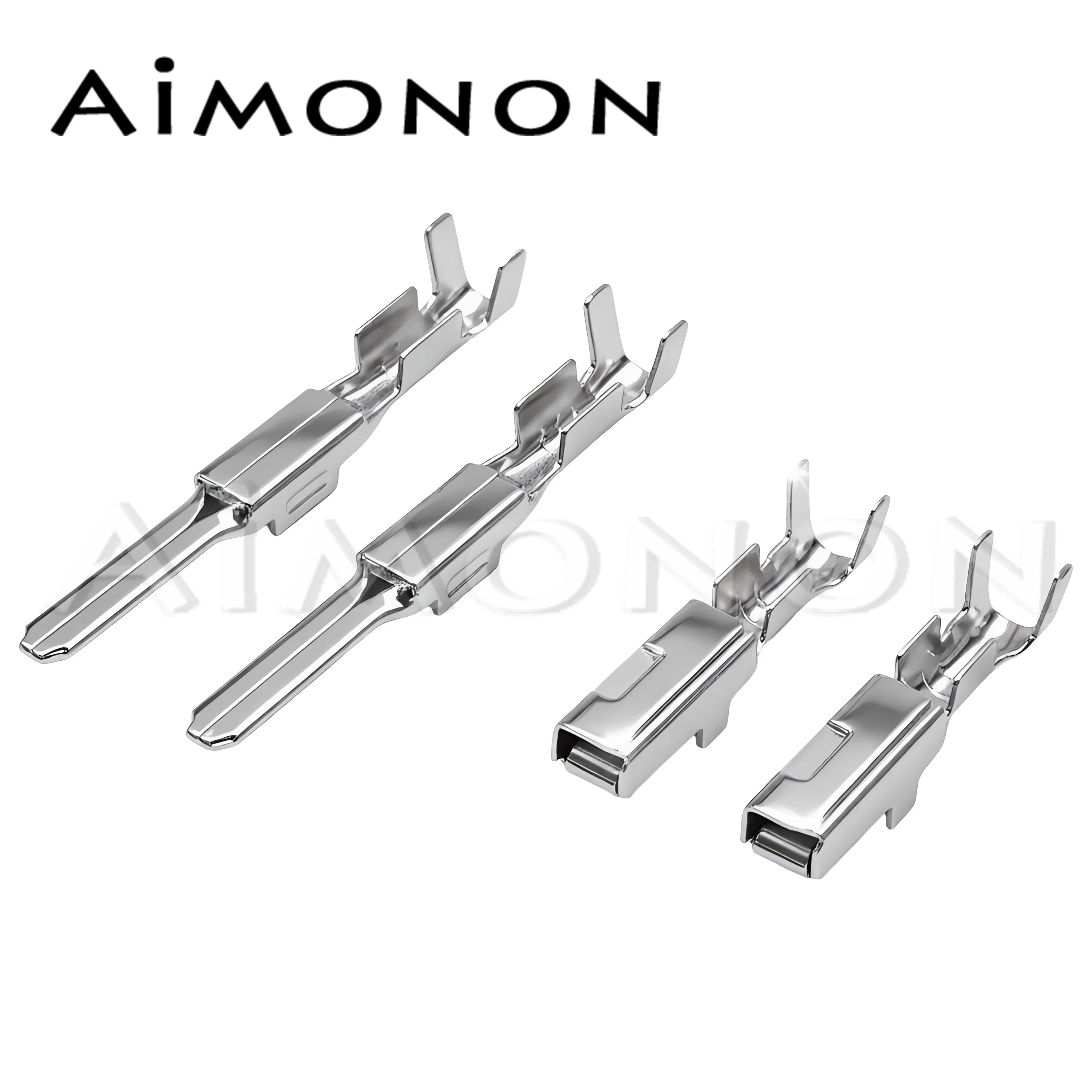 50 Piezas de Terminales de Crimpado para Automóvil de 2.2 mm, Macho y Hembra, Conector Eléctrico para HYUNDAI KIA VW 7116-4020 7114-4021