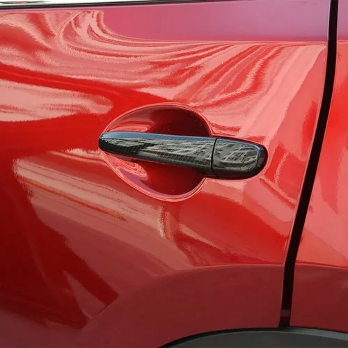 Imagen 2 del producto LHD para Mazda 2 3 6 CX3 CX5 2014 2015 2016 2017 2018 2019 cubierta de manija de puerta sin llave inteligente embellecedora accesorios de fibra de carbono