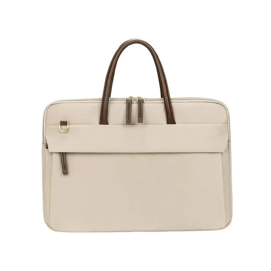 Large Capacity Business Laptop Tote Bag One Shoulder Messenger Design Compatible With 16 Inch Notebook