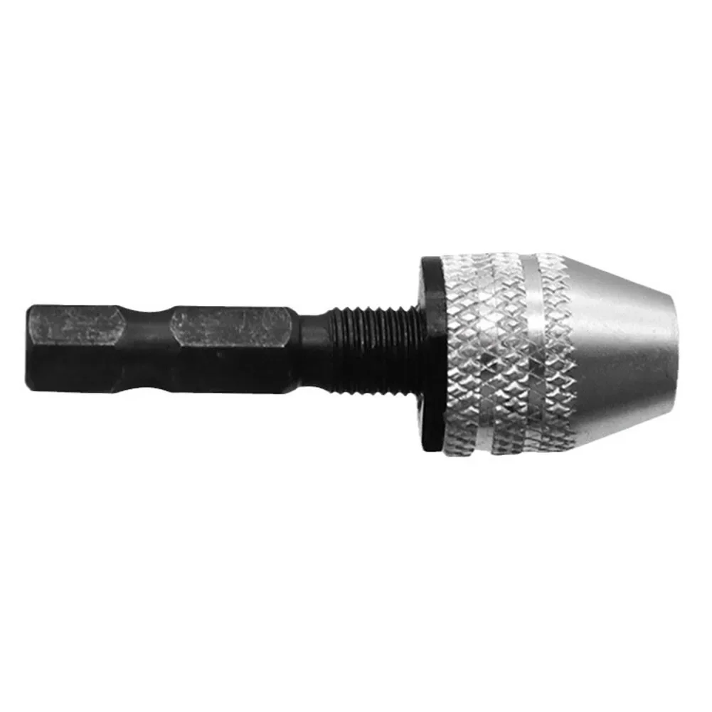 Mini mandrino autoserrante per punte da trapano elettriche da 0,3-3,4 mm Convertitore a pinza Convertitore a cambio rapido con codolo esagonale da 1/4" autoserrante