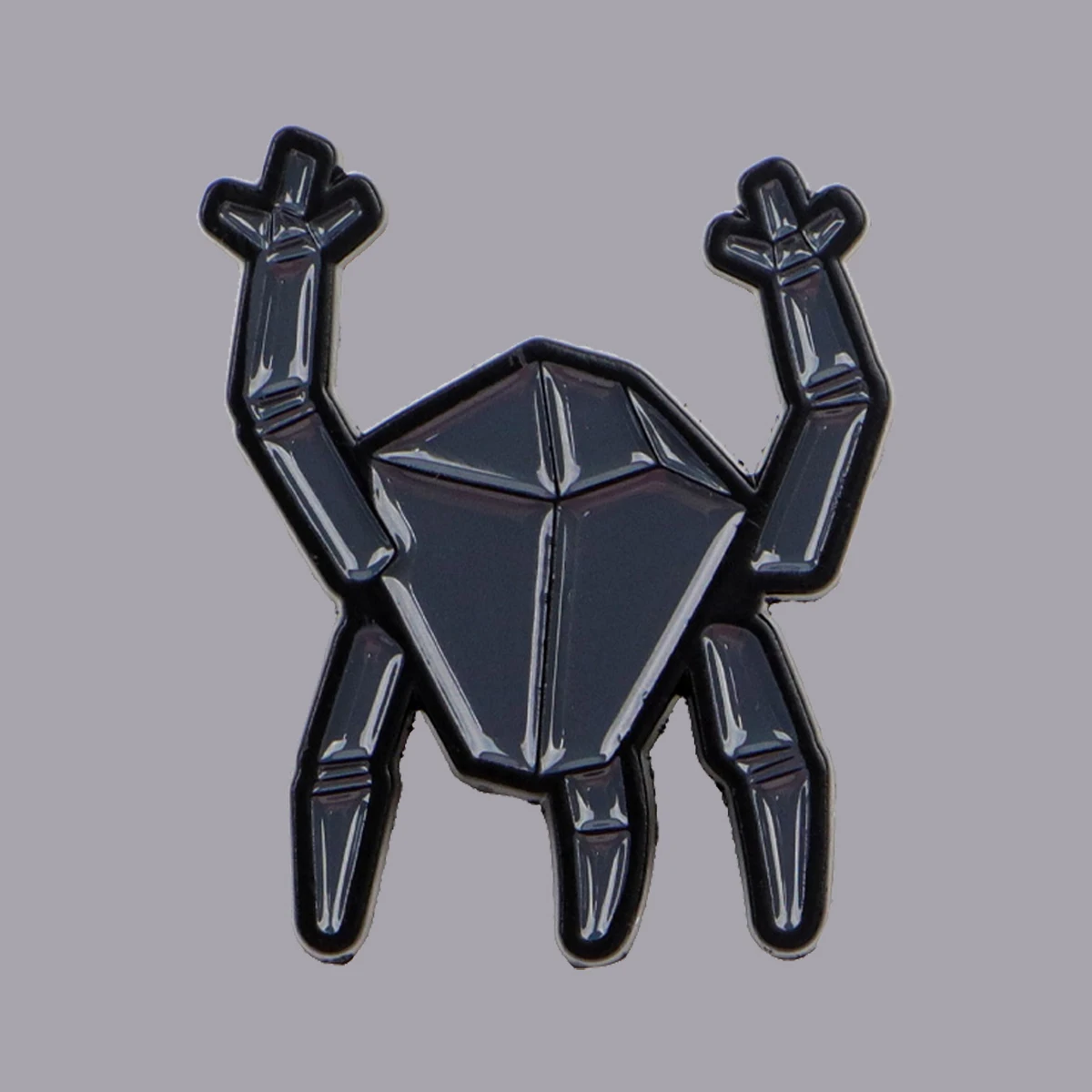 Geometric Rock Crab Enamel Pin Science Fiction Thriller Lapel Pins for Backpacks Jeans Brooches Adorn Jewelry Accessories Gifts
