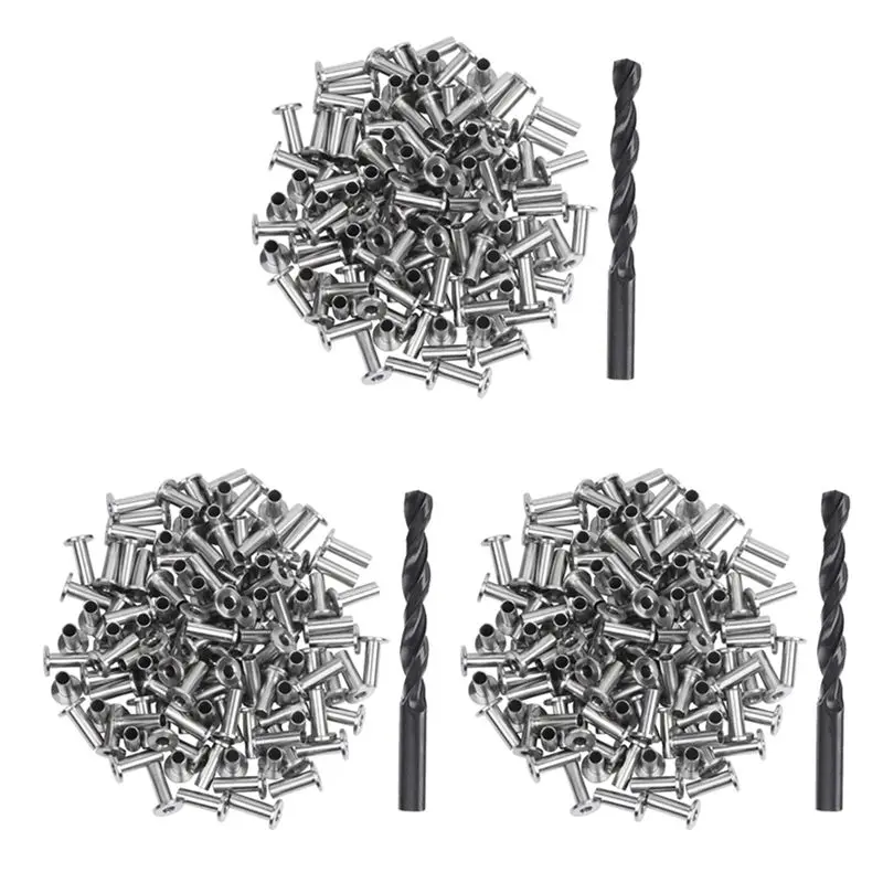 A27F-360 Pack Stainless Steel Protector Sleeves For 1/8 Inch 5/32 Inch Or 3/16 Inch Cable Railing