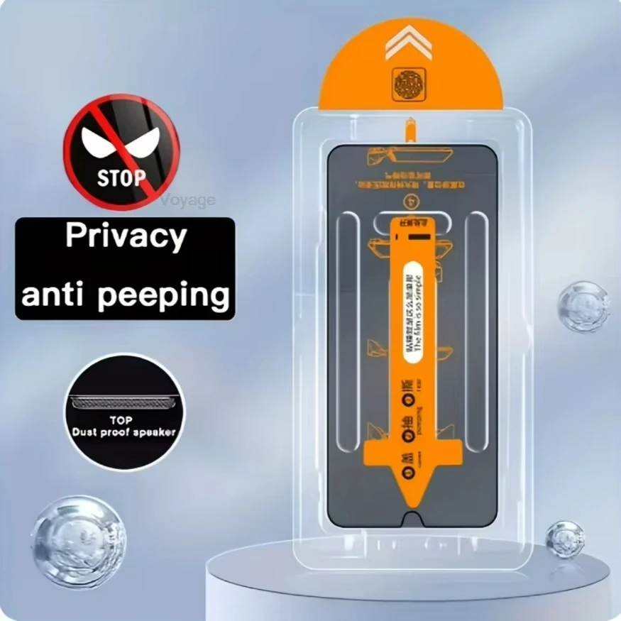 1-5 SZT. Folia Ochronna na Ekran z Funkcją Odblokowywania na Podstawie Odcisku Palca i Ochroną Prywatności do Samsung Galaxy S26 S25 S24 Ultra S23 S22 Plus, Szkło Hartowane Anty-Spy — zdjęcie produktu 2