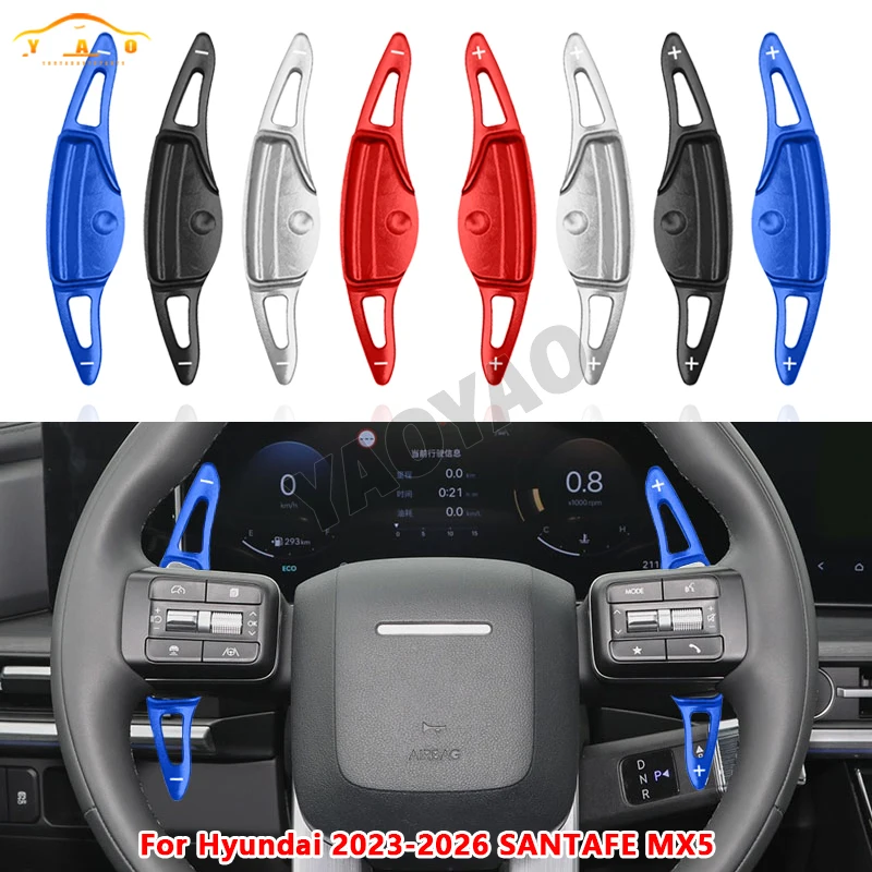 

Shift Paddle For Hyundai Santa Fe SantaFe HEV MX5 2023 2024 Steering Wheel Paddle Shift Gear DSG Extend Sticker