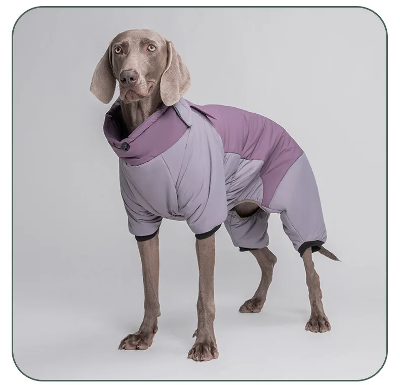 

large dog winter coat ,dog bodysuits cold weather jacket windproof&waterproof reflective outdoor dog jumpsuits overalls
