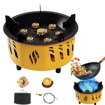 휴대용 캠핑 스토브 버너, 접이식 하이킹 피크닉, 바베큐 요리 장비, 20000W