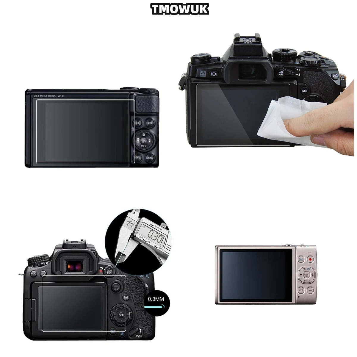 

For Canon SX730 SX740 Sx740hs Sx730hs, Optimal LCD Defense With HD Clear Film