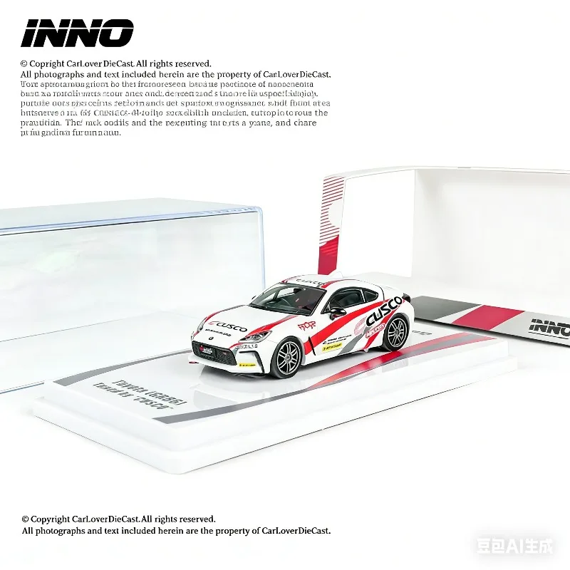 

INNO 1:64 Toyota GR86 Tuned by CUSCO — реалистичная модель автомобиля из сплава, праздничный подарок для мальчиков, коллекционная вещь для взрослых.