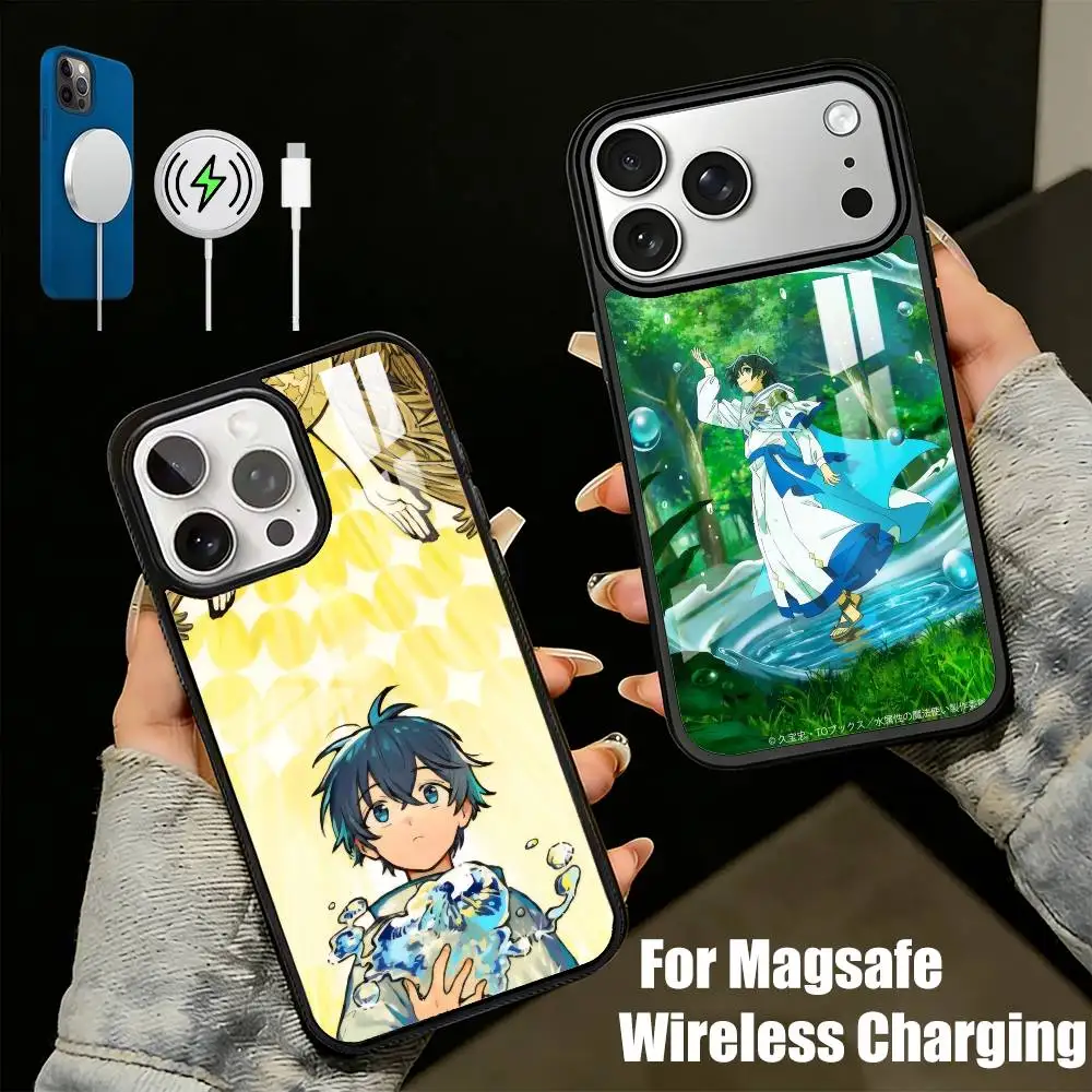 Anime Water M-Magician RYO Phone Case For iPhone17,16,15,14,13 Plus,Pro Max Magnetic For Magsafe Wireless Charging