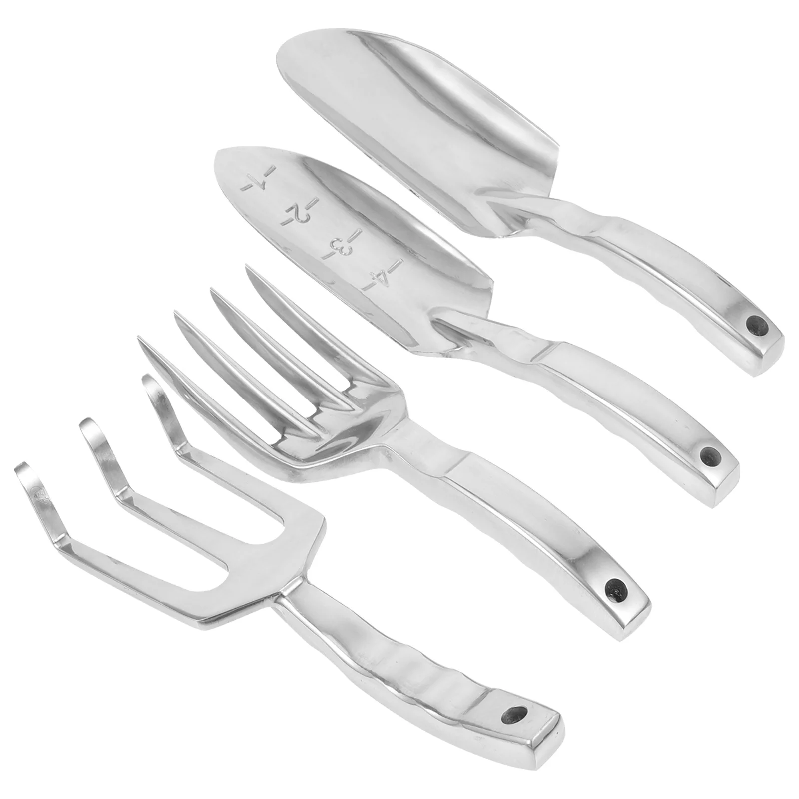 1 مجموعة 1 مجموعة العملي البستنة كيت قسط سبائك الألومنيوم للمنزل المشي لمسافات طويلة حفر إزالة الأعشاب الضارة التربة تخفيف #2