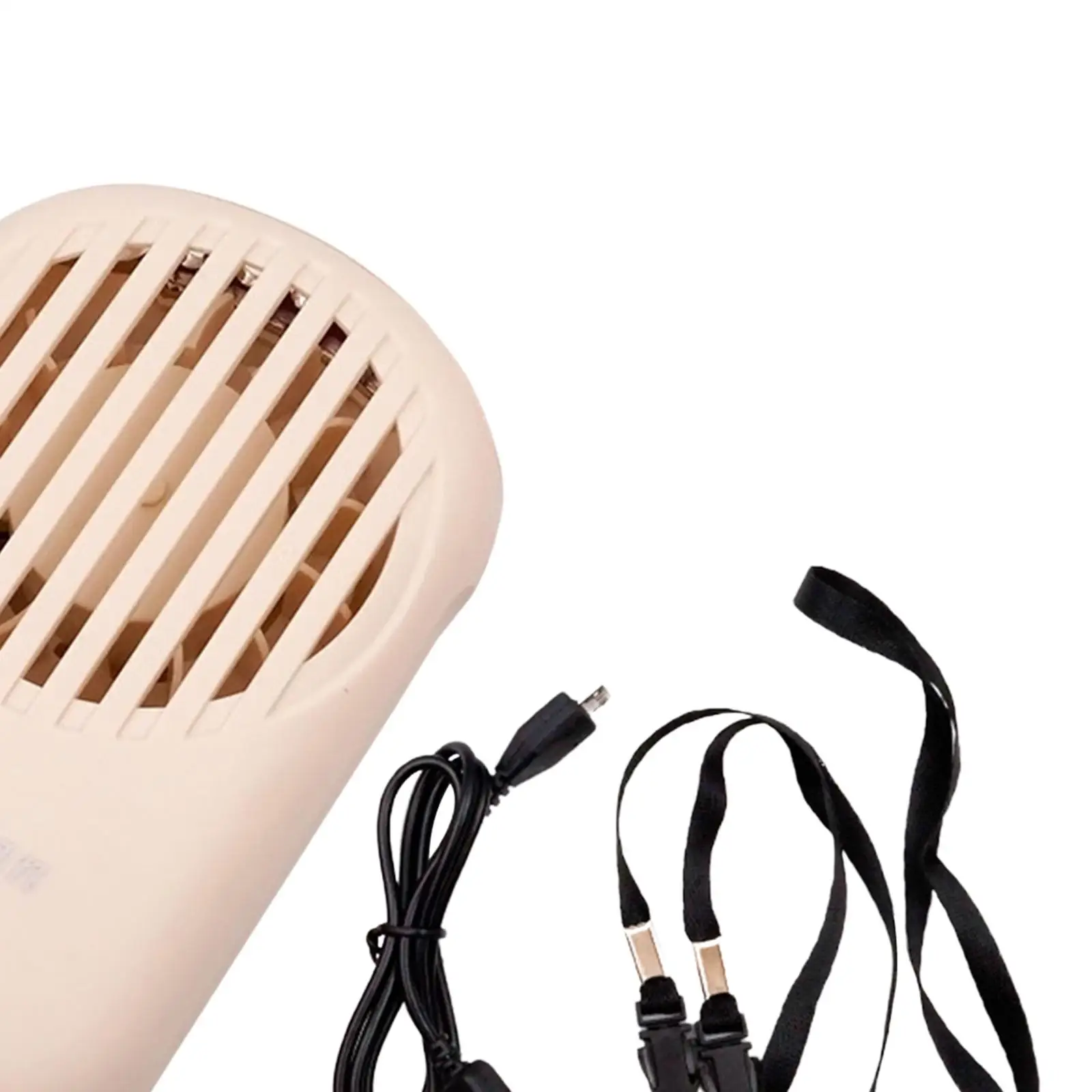 Rechargeable USB Mini Fan Portable Eyelash Mini Fanning Machine Bladeless Cooling Tool for Lash Extension and Nail Care Use