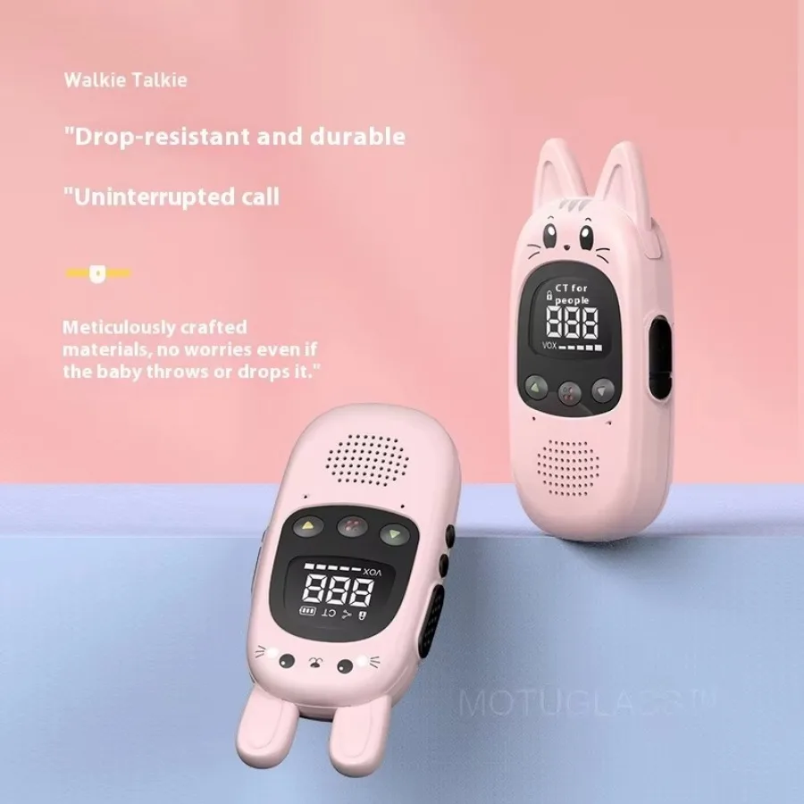 Walkie Talkie Mini Kids Portable Radio Transmission Transceiver Interactive Education Toy for Girl Boy Gift