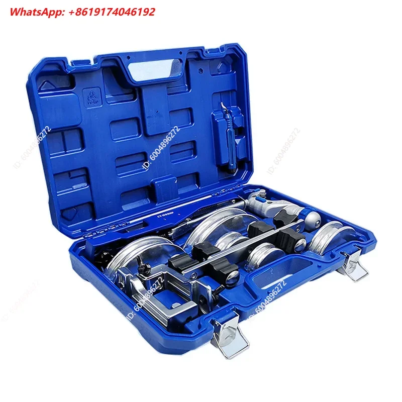 CT-999RF 10-22mm Pipe Tube Bender Air Condition Copper Manual Lever Multi-Bending Device Tubing Bender Combination Tool Kit