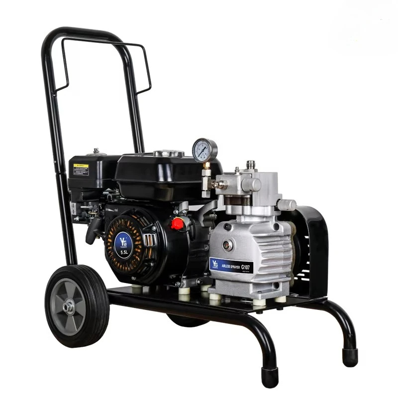 High-Pressure Petrol Airless Sprayer | Outdoor Construction Dedicated Paint/Putty Anti-Corrosion High Efficiency