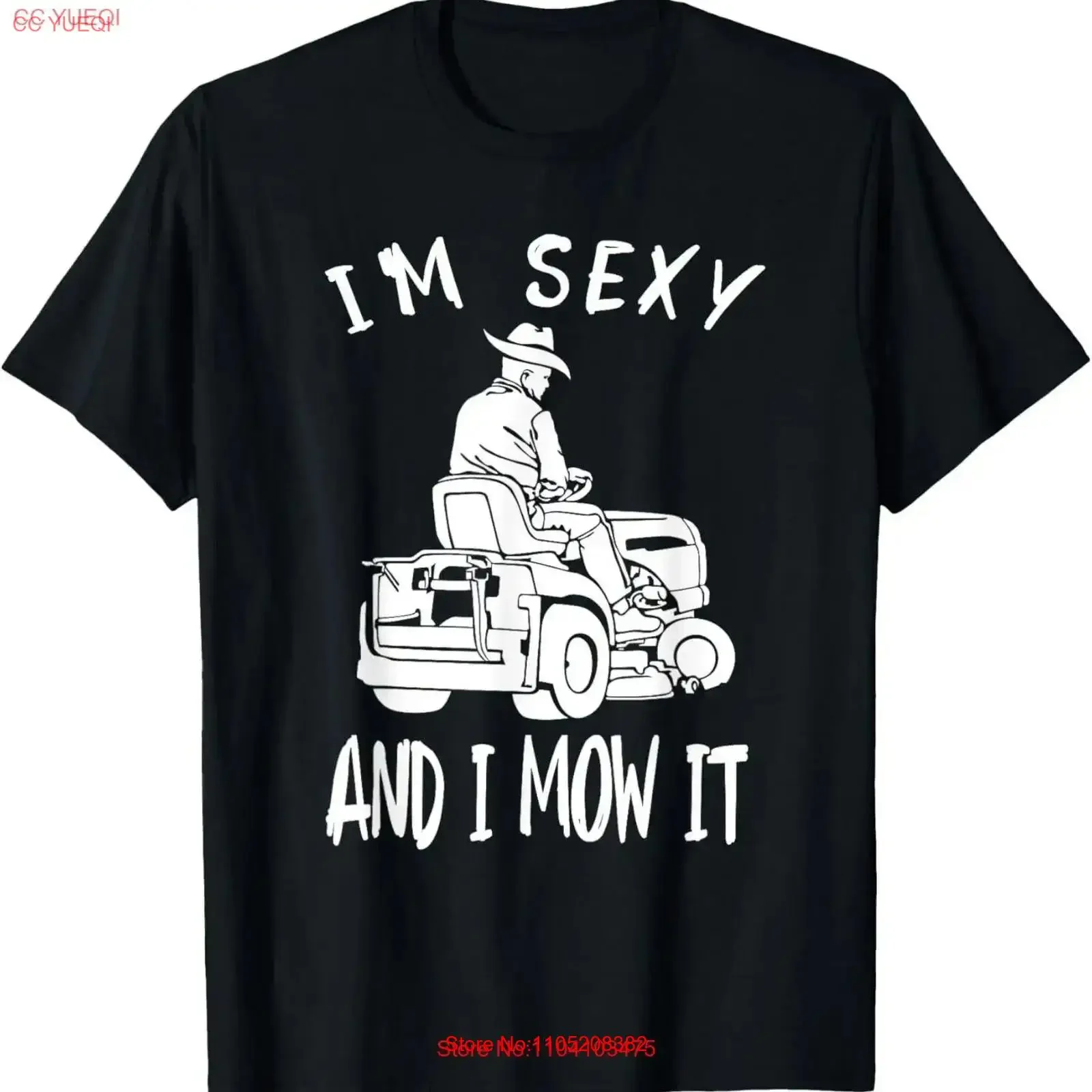 

Lawn Mowing T Shirt For Men _ Tractor vintage Washed Slightly Top For Everyday Wear fashion Comfortable streetwear homme