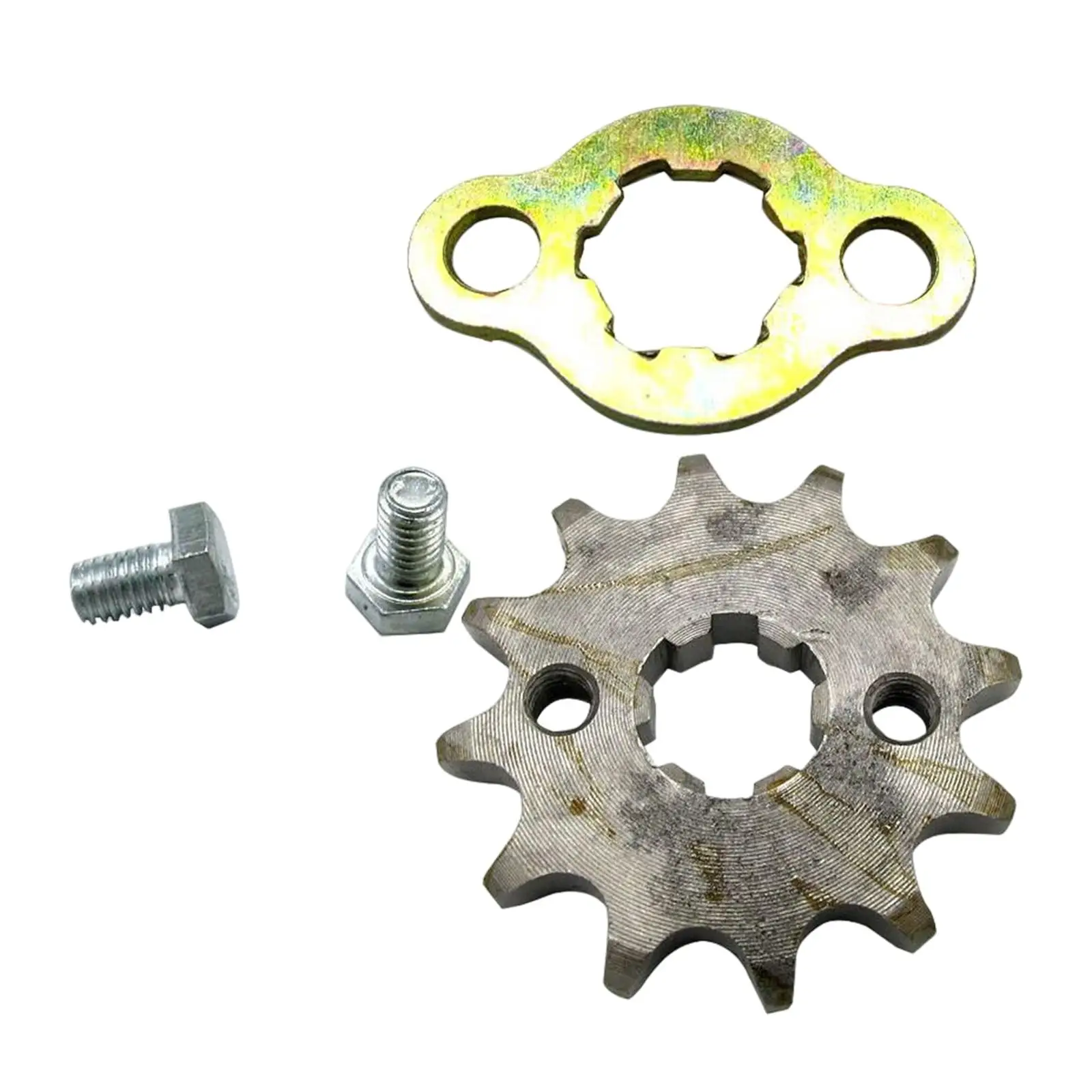 

Front Sprocket Cog 17mm 428 12 Teeth Repair Parts with Sprocket and Screws