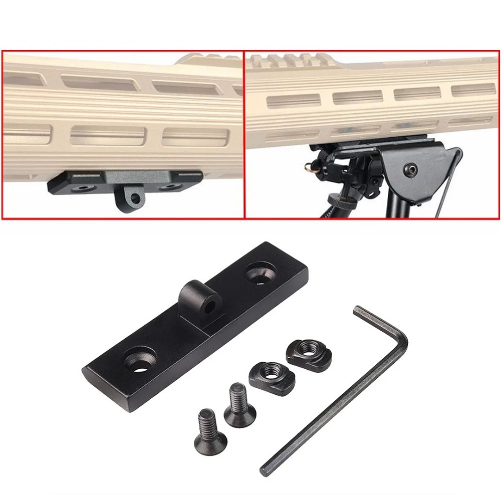 M-LOOK Bipod Mount Adapter Low Profile Toy Gun Accessories AR15 Rifle Harris Bipods Rail Mount