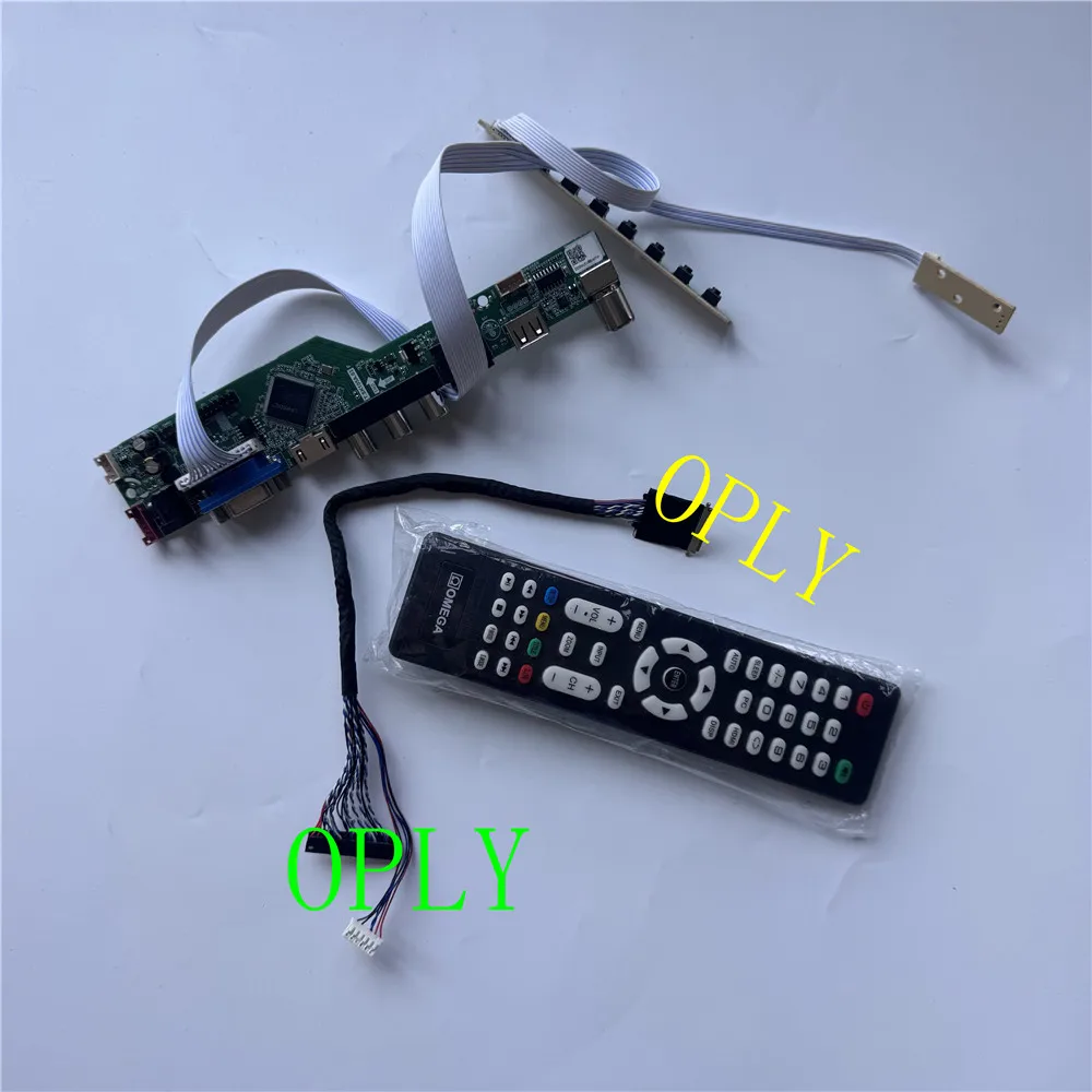 TV HDMI-compatible RF USB AV Controller board kit for HSD101PFW2 HSD101PFW4 1024X600 10.1