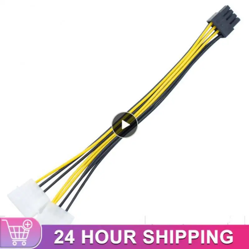 Pin Male To 8 Pin Female CPU Power Converter Cable Adapter 4Pin To 8pin Office Supplies