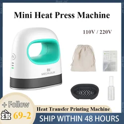 Mini Heat Press Machine Digital Transfer Printing Machine Portable Sublimation For T-shirts Shoes Transfer And Ironing