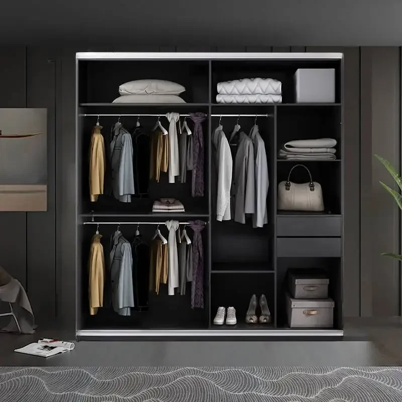 A Organize Wood Wardrobes Organize Modern New Cupboard Storage Bedroom Wardrobes Living Room Placard De Vetement Accessori