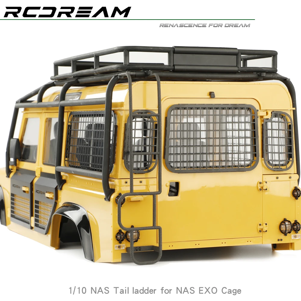 RCDream 1-10 1/10 Scale NAS Tail Ladder for RD110 RD90 RD130 1/10 NAS EXO Cage Upgrade Option Parts #D1A7-1