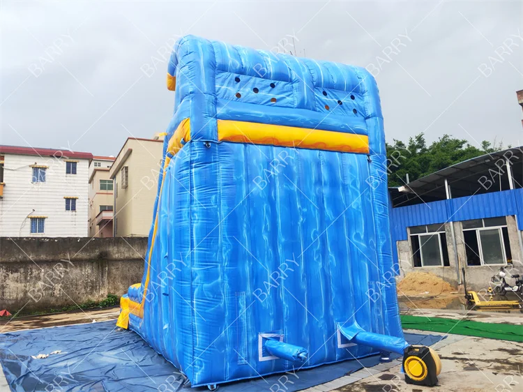 حار بيع التجارية PVC الأزرق نفخ المياه الشريحة العملاقة ترتد منزل نفخ الشريحة للكبار #5