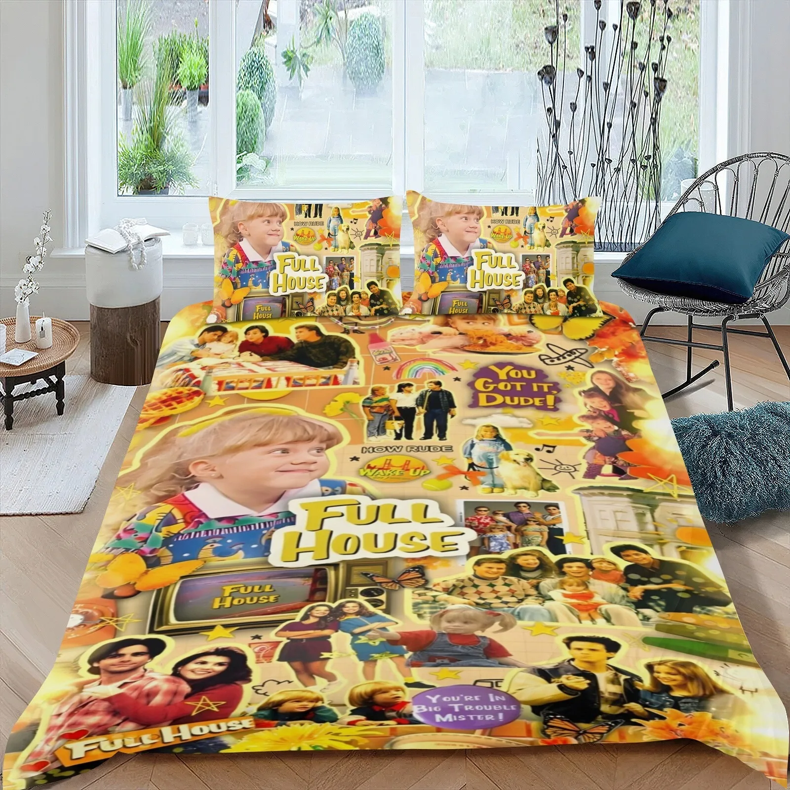 Fuller House Duvet Cover Pillowcase Bedding Set Adult Boy Girl Bedroom Decoration Gift Single Double Large Size