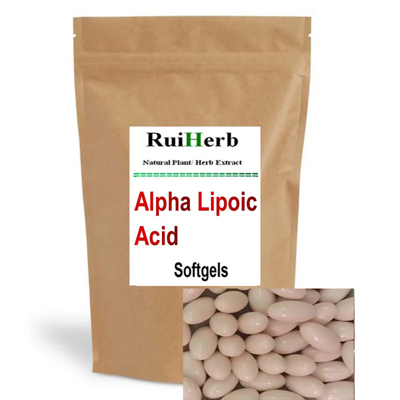 1Pack 120PCS, Alpha Lipoic Acid Softgel & Capsules