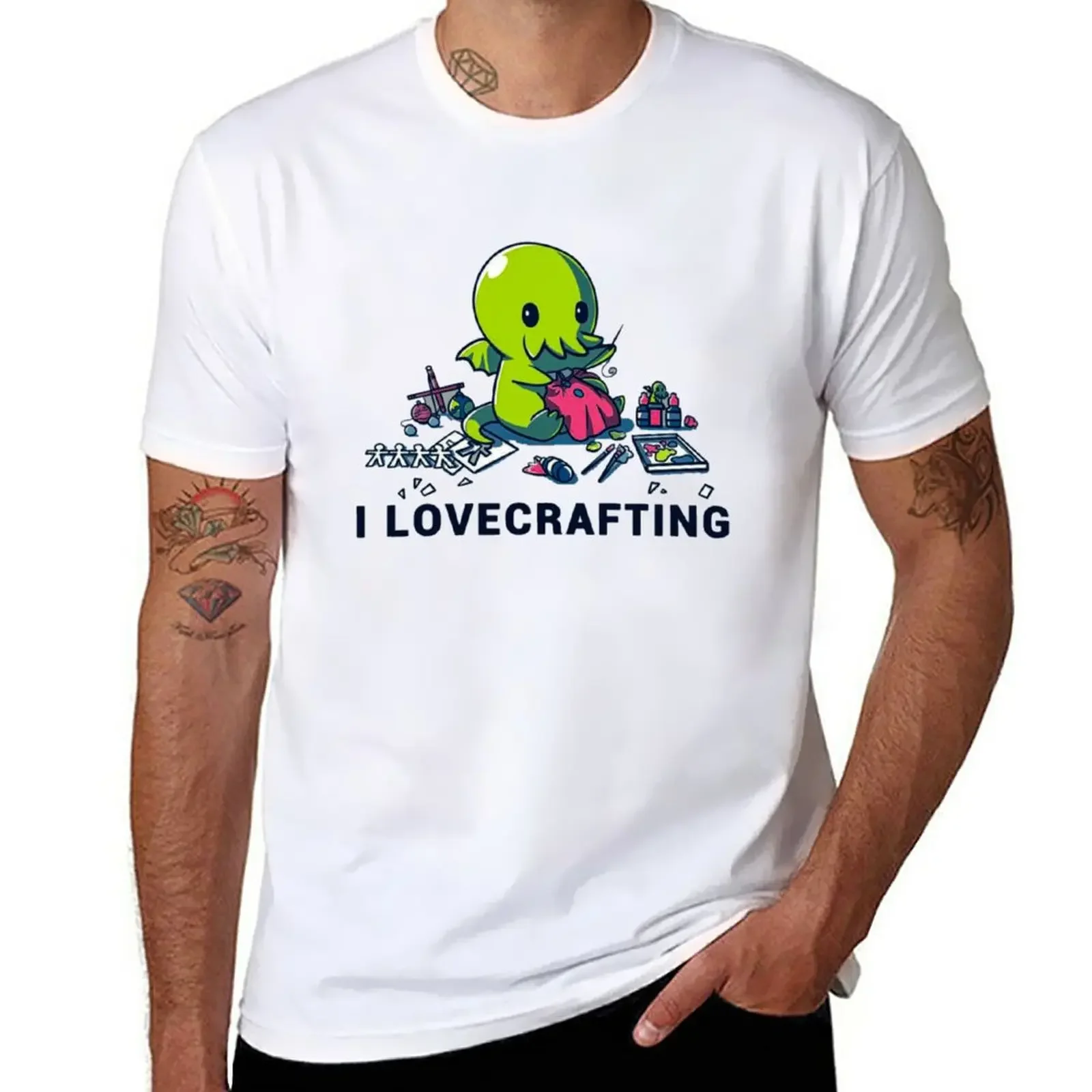 

I Lovecrafting T-Shirt plain kawaii clothes korean fashion t shirts for men pack