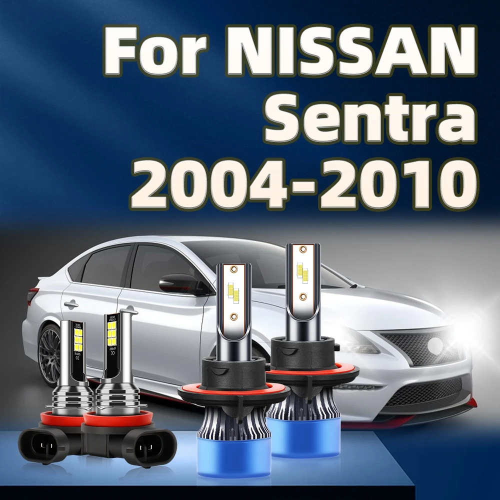 

LED Light 360 Degree 30000Lm H13 Car Headlight Fog Lamp H11 Kit For NISSAN Sentra 2004 2005 2006 2007 2008 2009 2010