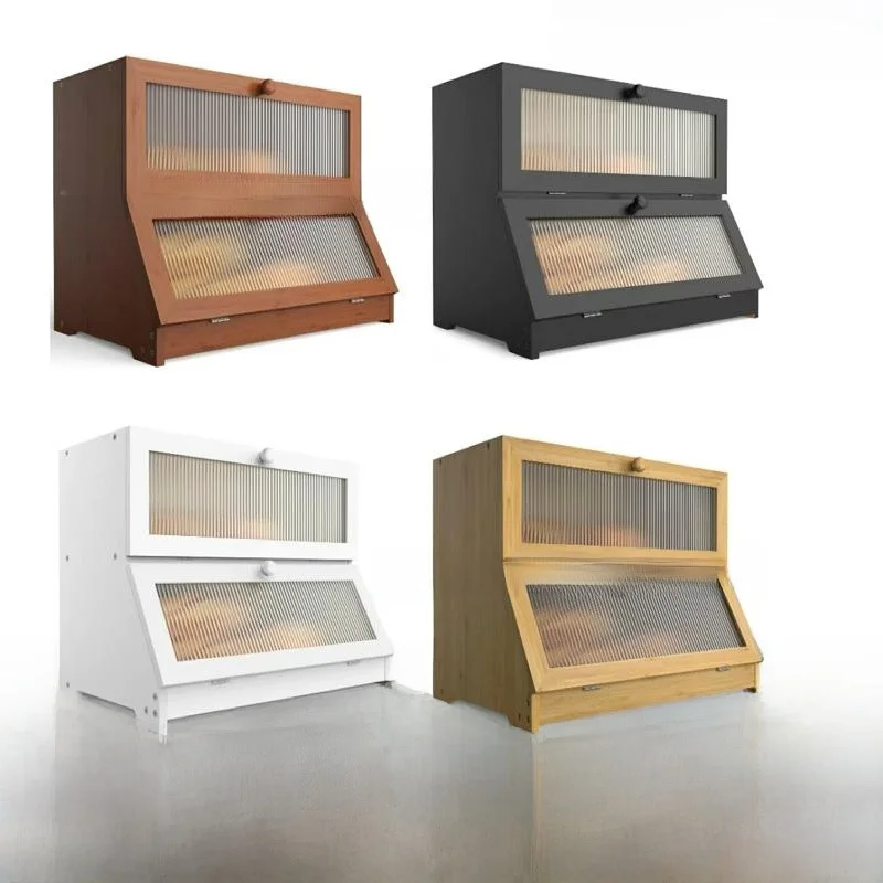 dustproof-wooden-bread-storage-box-detachable-double-layer-kitchen-storage-box-creative-sle-cusizable-double-door-design