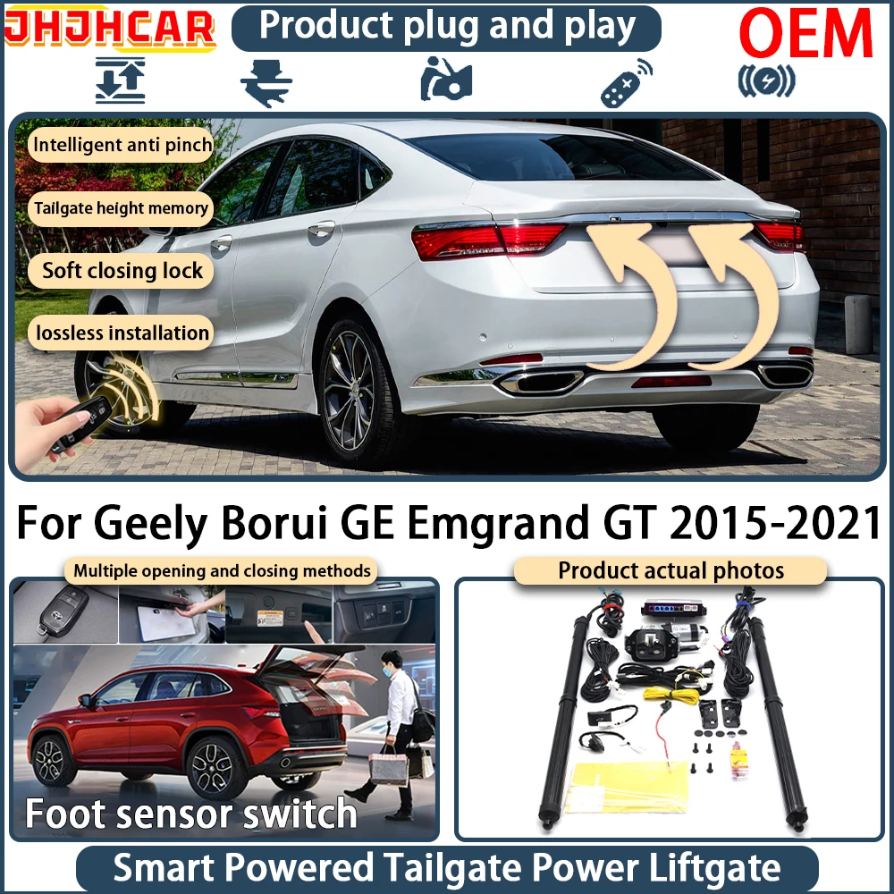 Smart Electric Powered Tailgate For Geely Borui GE Emgrand GT 2015-2021 Power Liftgate System Key Remote Control Trunk Lift Kit