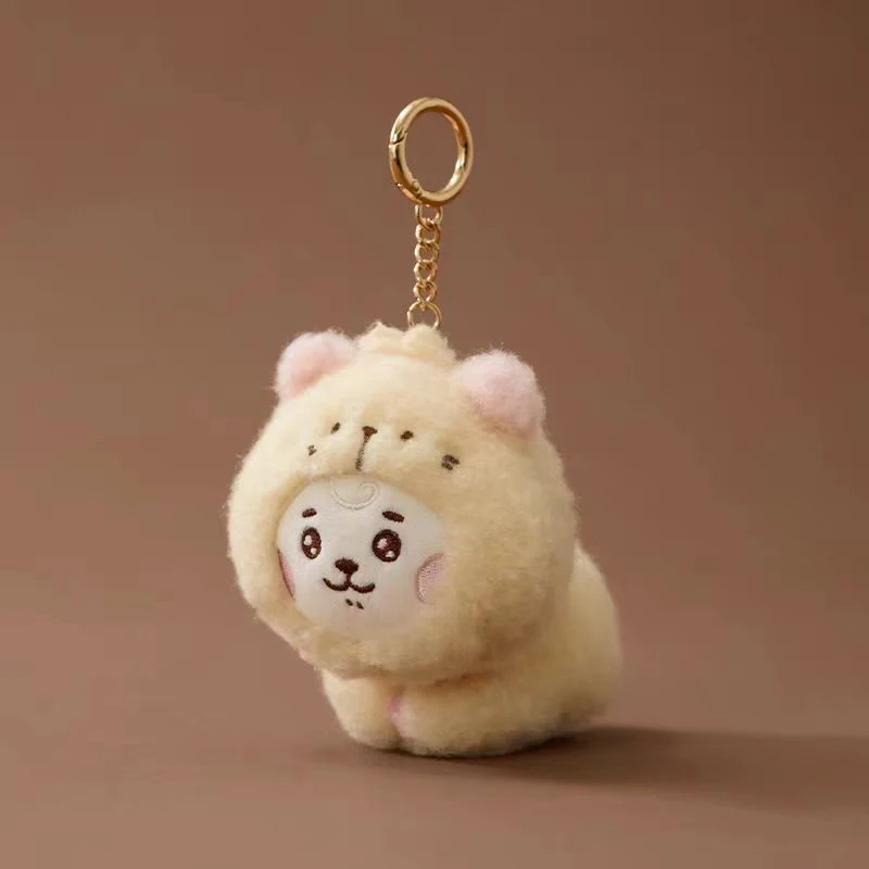 Linefriends Bt21 Baby Zoo سلسلة الجيل الثاني على ظهره قلادة سلسلة مفاتيح قطيفة على ظهره قلادة تزيين مقتنيات الهدايا